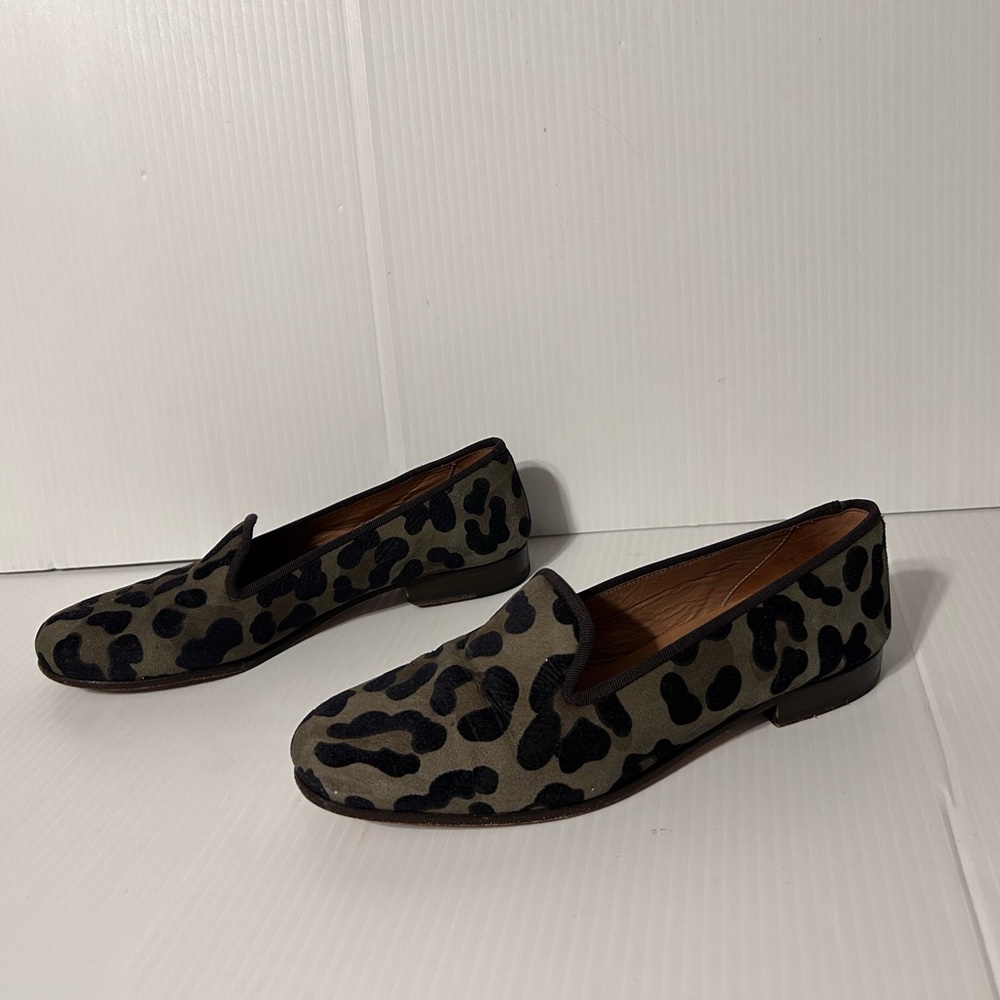STUBBS & WOOTTON slip on flat loafers women size 6 1/2